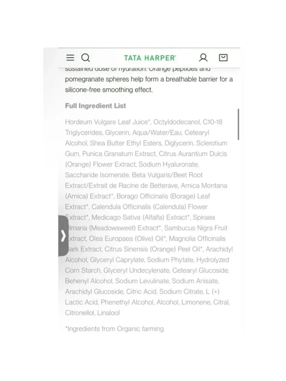 Tata Harper this new